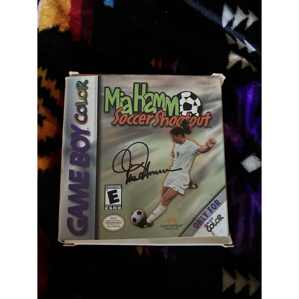 Mia‎ Hamm Soccer Shootout Nintendo Game Boy Color Complete